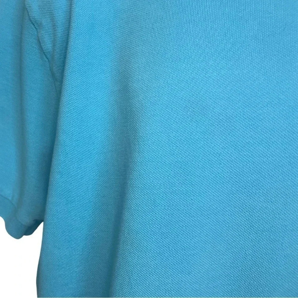 Ralph Lauren Polo Shirt in Turquoise embroidered logo- Size Large - Picture 5 of 6